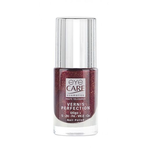 Eye Care Nail enamel - Perfection red mother-of-pearl