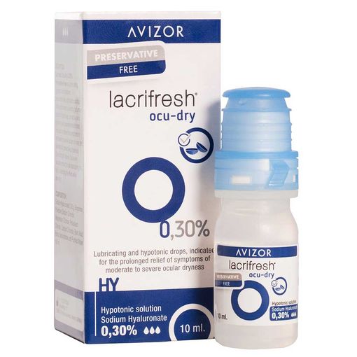 Avizor Lacrifresh Ocu-Dry 0.3% eye drops (bottle)