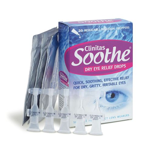 Clinitas Soothe eye drops (vials)