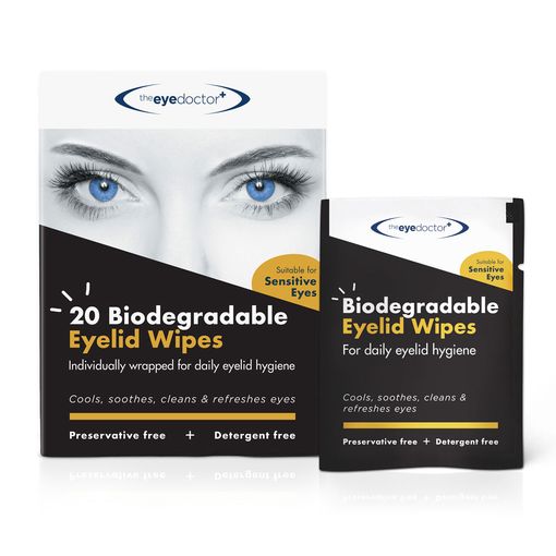 Eye Doctor Biodegradable lid wipes