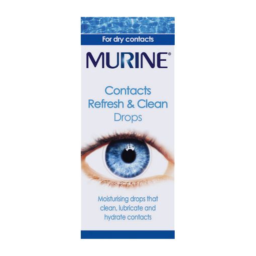 Murine Contacts Refresh & Clean eye drops image 1