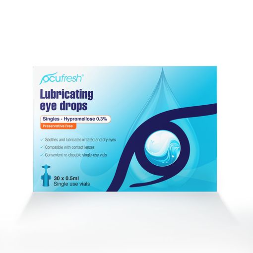 Ocufresh Lubricating PF eye drops (vials)