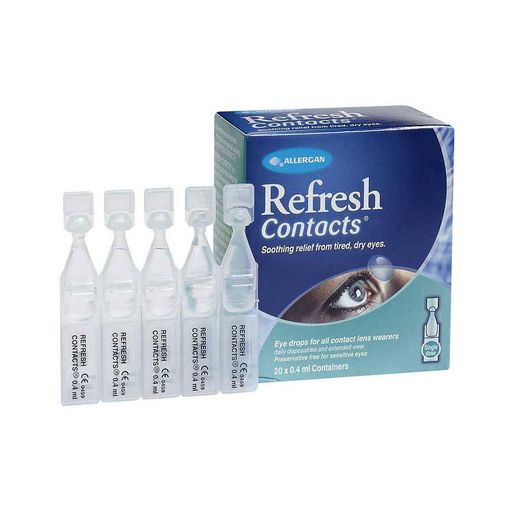 Refresh Contacts eye drops (vials)