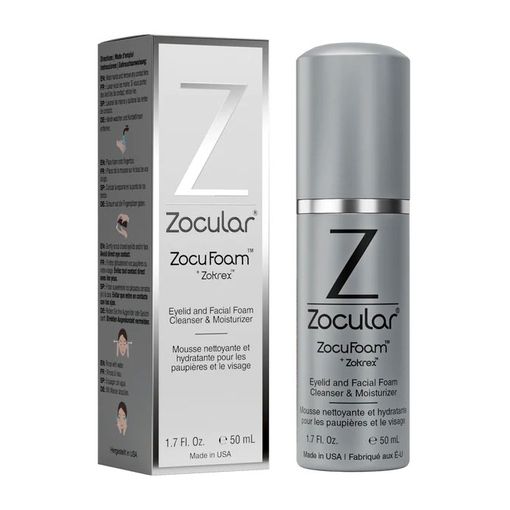 Zocular ZocuFoam eyelid cleanser & moisturiser