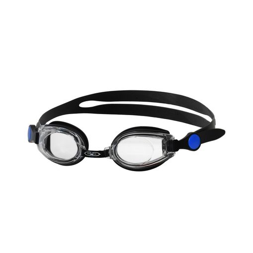 Gator Small Clear BLACK swimming goggles including prescription lenses