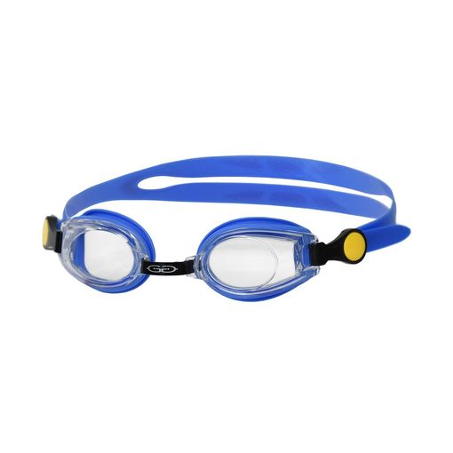 Gator Small Clear BLUE swimming goggles including prescription lenses