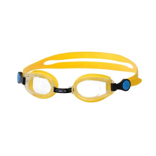 Gator Small Clear YELLOW swimming goggles including prescription lenses