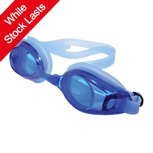 SwimFlex BLUE swimming goggles including prescription lenses