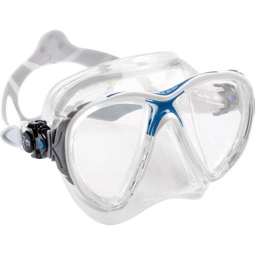 Cressi Big Eyes Evolution Crystal diving mask in Clear/Blue