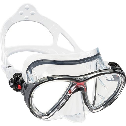 Cressi Big Eyes Evolution diving mask in Clear/Yellow