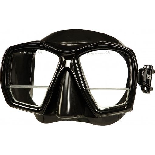 IST Gauge MP207 diving mask in Black/Black